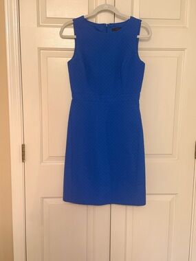 J. Crew Sleeveless Cobalt Blue Sheath Dress